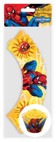 Spiderman Cupcake Wrappers - Click Image to Close
